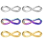 304 Stainless Steel Linking Rings, Infinity