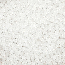 Матовые цветные стеклянные бусины, рондель