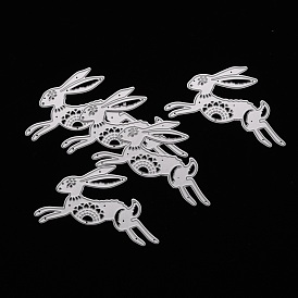 Easter Bunny Carbon Steel Cutting Dies Stencils, for DIY Scrapbooking/Photo Album, Decorative Embossing DIY Paper Card