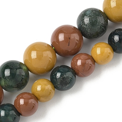 Природных драгоценных камней смешанного бисер нитей, круглые