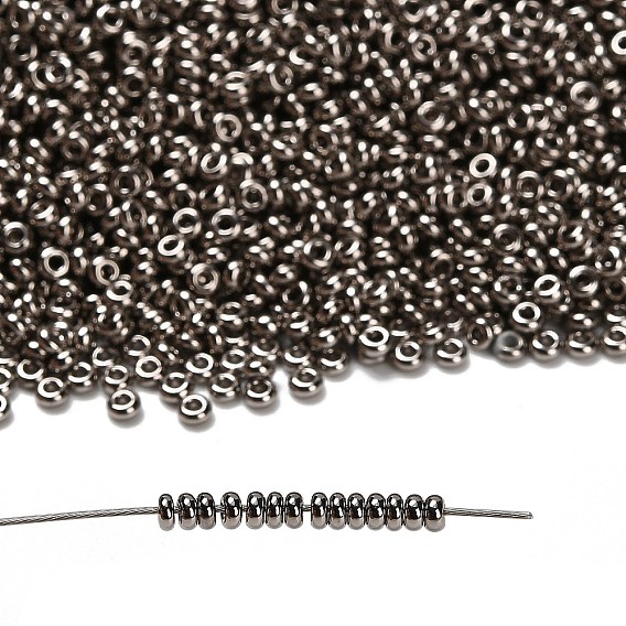 Полукруглые бусины toho, японский бисер, никелирование