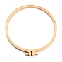 Plastic Imitation Bamboo Cross Stitch Embroidery Hoops, Sewing Tools Accessory, Round