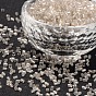 11/0 Two Cut Glass Seed Beads, Hexagon, Silver Lined Round Hole