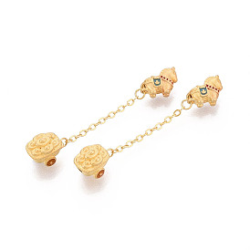 925 Бусины из стерлингового серебра со стальным каркасом и синей эмалью, с цепочкой, лошадь и карета, с печатью 925, полый