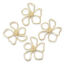 Aluminium Anhänger & Charms, Blume