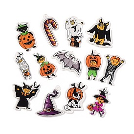 Printed Acrylic Pendants, Halloween Theme