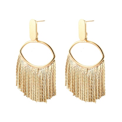 Серьги-люстры из латуни с кисточками для женщин, без никеля 