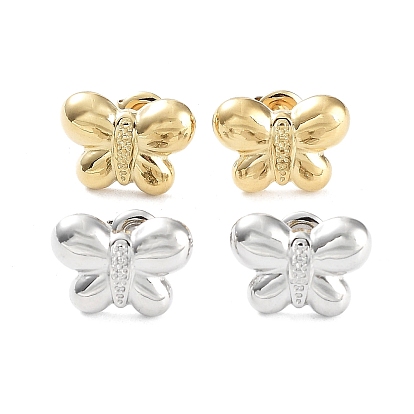 304 из нержавеющей стали серьги, бабочка