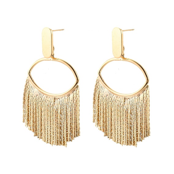 Серьги-люстры из латуни с кисточками для женщин, без никеля 