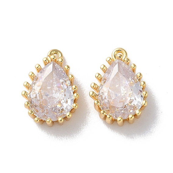 Стеклянные прелести, с латунной фурнитурой , очарование слезы