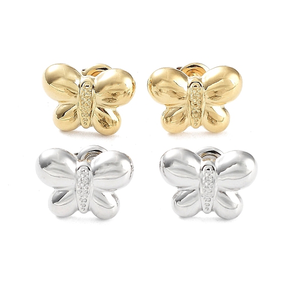 304 из нержавеющей стали серьги, бабочка