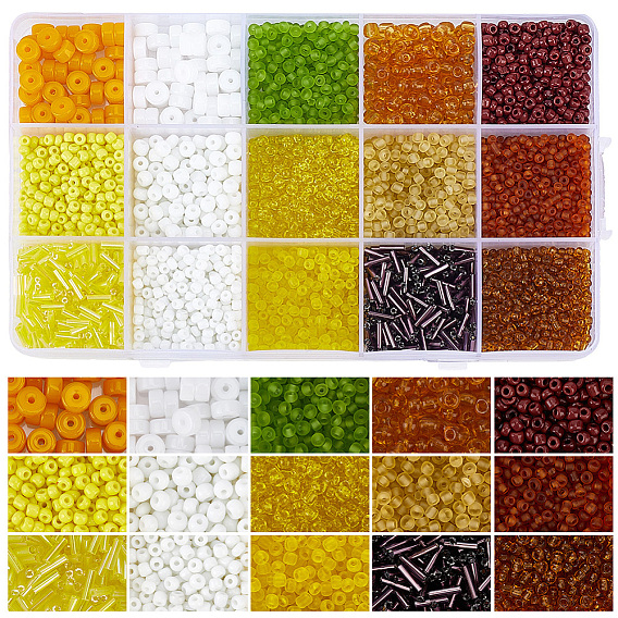 Стеклянные бусины и стеклярусы, круглые