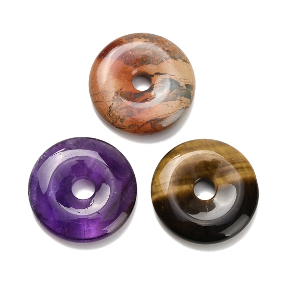 Природных драгоценных камней подвески, подвески в виде пончиков/пи-дисков