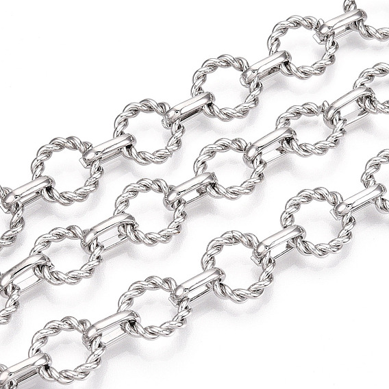 Железные цепи с круглыми звеньями, несварные, с катушкой