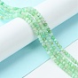 Natural Chrysoprase Beads Strands, Faceted, Rondelle