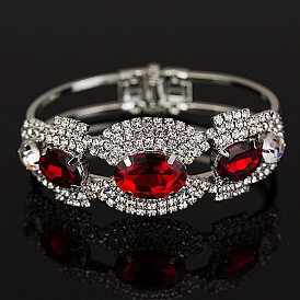 Ruby and Diamond Cut-Out Bracelet by Yufei Jewelry