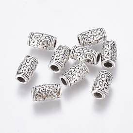 Tibetan Style Alloy Beads, Tube