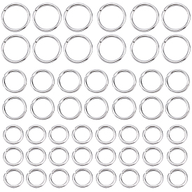 1200шт 3 стили 304 открытые соединительные кольца из нержавеющей стали