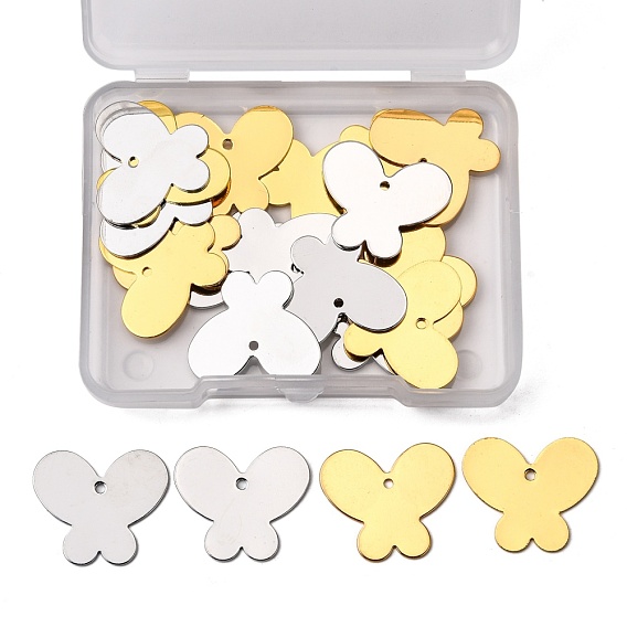 Латунные подвески, бабочка