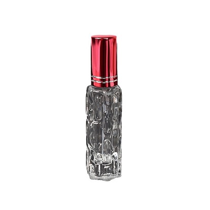 Mini Refillable Glass Spray Empty Bottles, with Aluminum Fine Mist Sprayer & Dust Cap, for Perfume, Essential Oil