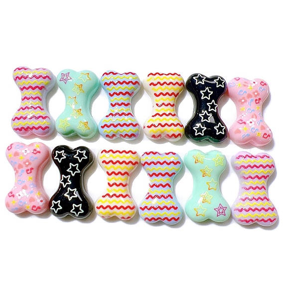 Кабошоны из смолы, кость