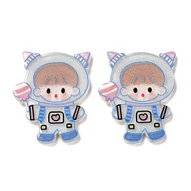 Cartoon Acrylic Cabochons, Boy