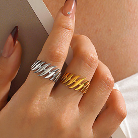 304 открытые кольца манжеты из нержавеющей стали, лист ивы