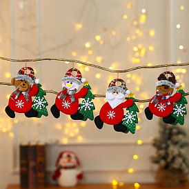 Christmas fabric small pendant Christmas tree pendant decoration flannelette hug tree doll pendant