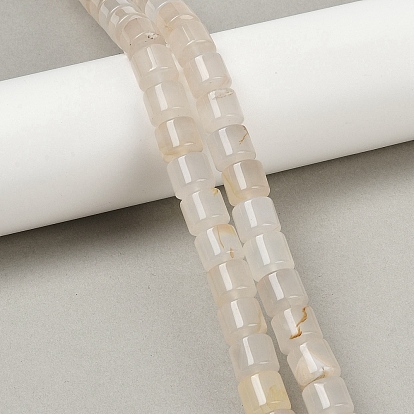 Природный агат бисер нитей, колонка