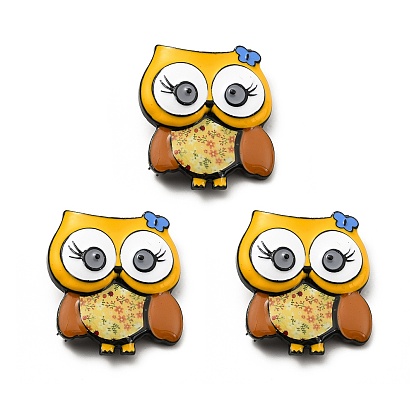 Owl Enamel Pin, Electrophoresis Black Alloy Badge for Backpack Clothes, Cadmium Free & Lead Free