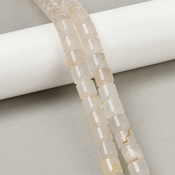 Природный агат бисер нитей, колонка