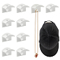 Adhesive Resin Hook Hangers, Wall Mounted Hooks, for Hat, Bag