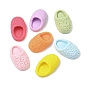 Непрозрачные кабошоны из смолы, тапочка