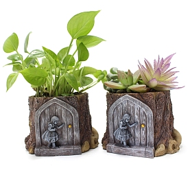 Resin Flower Pots, Home Decoration