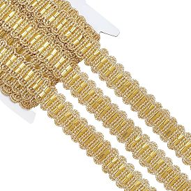 Полиэфирные ленты, с блестками, аксессуары для одежды, волновая картина