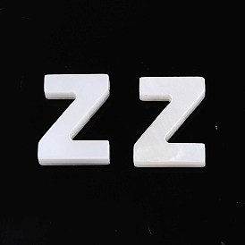 Подвески из натуральных пресноводных ракушек, для изготовления ювелирных изделий, кремово-белые