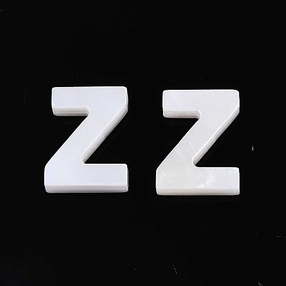 Подвески из натуральных пресноводных ракушек, для изготовления ювелирных изделий, кремово-белые