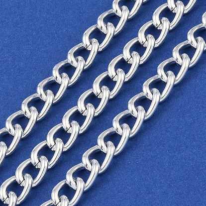 Aluminium Curb Chain, Unwelded, with Spool