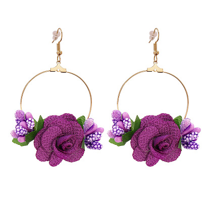 Summer Floral Earings - Bohemian Style, Elegant and Charming Ear Accessories.