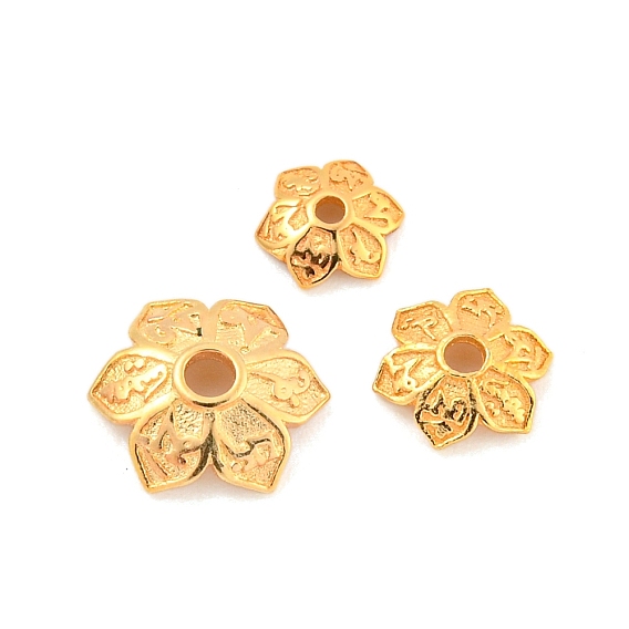 925 шарики из стерлингового серебра, 6-лепесток, цветок