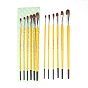 Набор кистей, насадка из волчьей гривы с деревянной ручкой и алюминиевой трубкой, для акварельной живописи художник профессиональная живопись