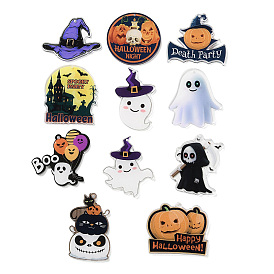 Halloween Theme Double Sided Printed Acrylic Pendants