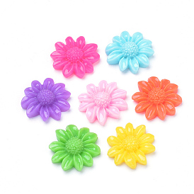 Resin Cabochons, Chrysanthemum