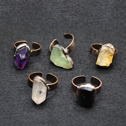 Natural & Synthetic Mixed Gemstone Finger Rings