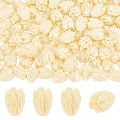 150шт. окрашенные синтетические коралловые бусины, для изготовления ювелирных изделий DIY, Жасмин