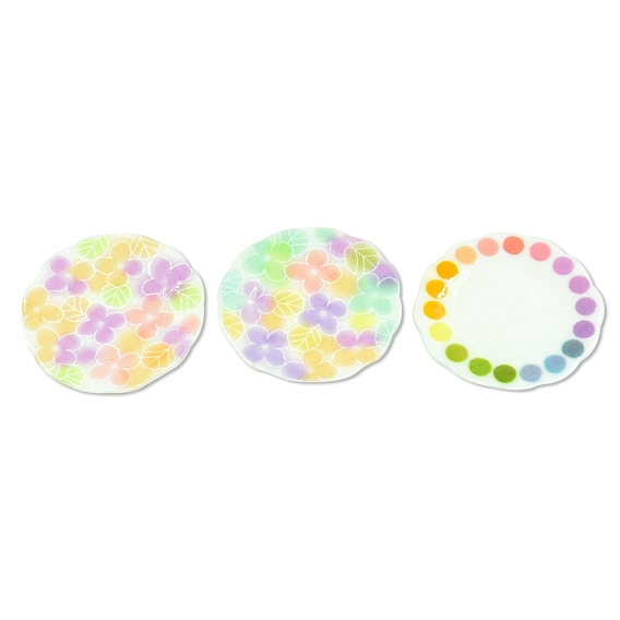 Пластины из смолы, миниатюрные украшения, для садовых кукольных домиков