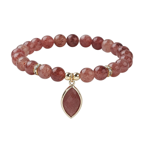 Природных драгоценных камней браслеты простирания, Браслеты с подвесками в форме лошадиного глаза для женщин