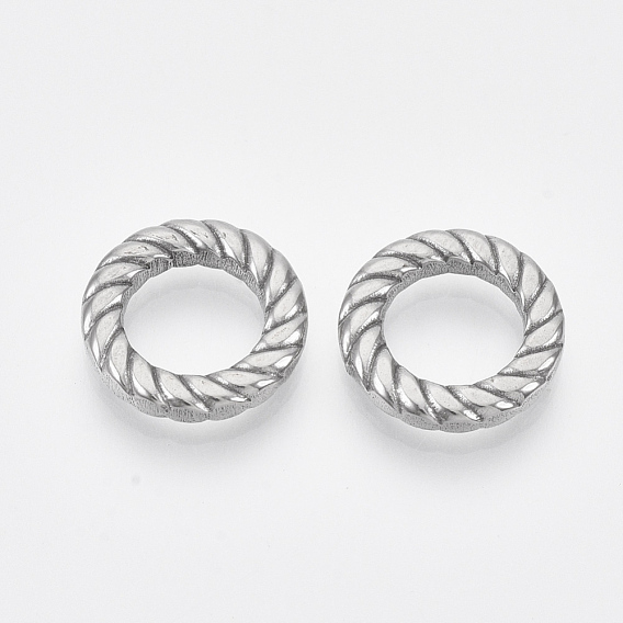 304 Stainless Steel Link Rings, Round Ring