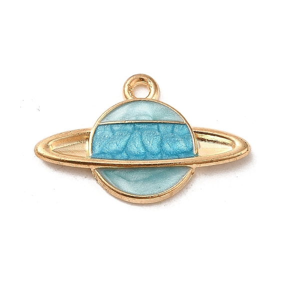 Подвески из эмали и сплава, золотой свет, очарование планеты