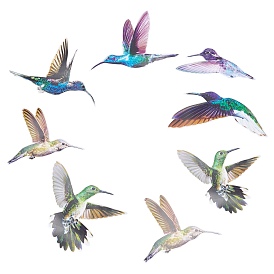 Electrostatic Membrane Picture Stickers, Wall Decoration, Hummingbird